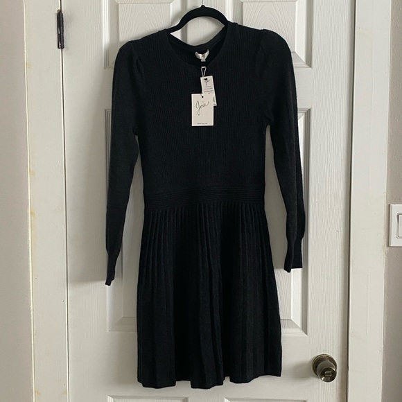 Joie Peronne Wool & Cashmere Fit & Flare Dress - Picture 4 of 4